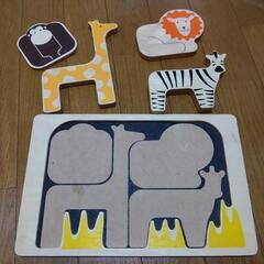 赤ちゃん玩具 SAFARI ANIMAL PUZZLEの画像
