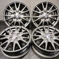 Weds VELVA SPORT ウェッズ ヴェルヴァスポーツ 社外ホイール 14インチ 4本 4.5J4HPCD100+45 N-BOX ライフ等　(VHX118)