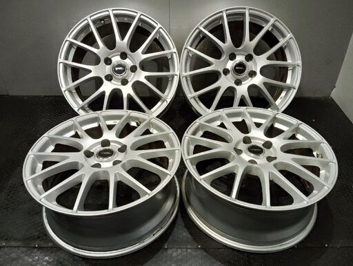 BS BRIDGESTONE TOPRUN M7 トップラン 社外ホイール 18インチ 4本 7.5J5HPCD114.3+42 アルファード ハリアー等　(VHB429)