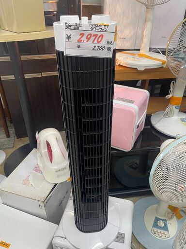 リサイクルショップどりーむ荒田店 No12459 タワーファン　扇風機　アイリスオーヤマ　2021年製　高年式♪