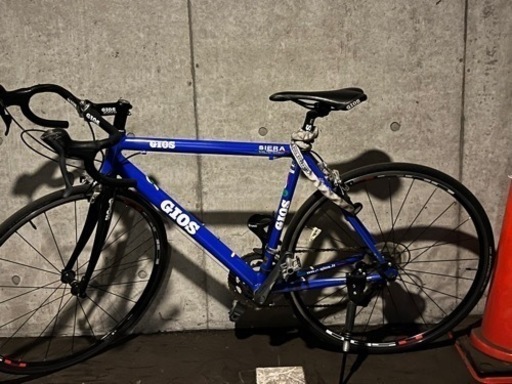 札幌 引取 GIOS/ジオス ロードバイク SIERA/シエラ ジオスブルー 490 25インチ 自転車 現状品