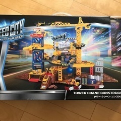 （トミカOK）スピードシティ タワークレーン コンストラクションセットの画像