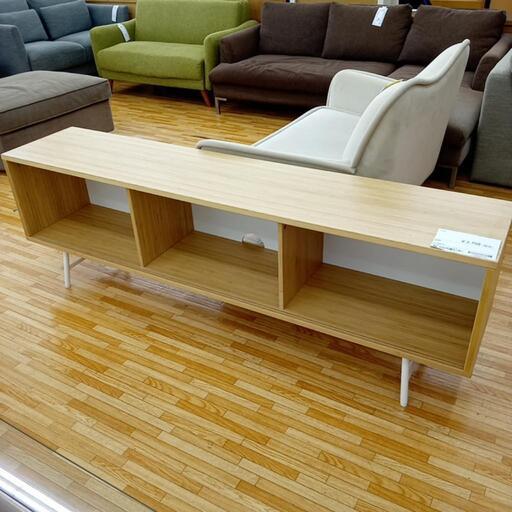 ★ジモティ割あり★ IKEA　TV台　ナチュラル　ホワイト　クリーニング済　YJ2886