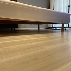 家具 無印　ベッド セミダブルベッド