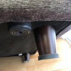 ニトリ2人掛けソファ　カウチの画像