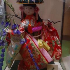 日本人形　フジ娘の画像