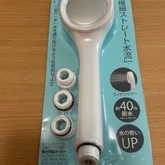 シャワーヘッドとホースの画像