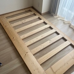 LOWYA すのこ ベッドフレーム シングル ローベッドの画像