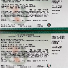 大相撲つがる場所チケット2枚（8/21)