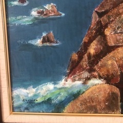 油絵（額付き）の画像