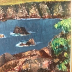 油絵（額付き）の画像