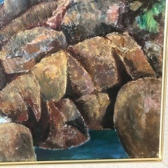 油絵（額付き）の画像