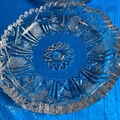 ガラスのお皿2枚
