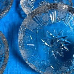 ガラスのお皿2枚の画像