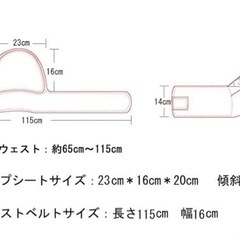 ベビー 抱っこひも ウエストキャリー ヒップシート 肩ストラップ付きの画像