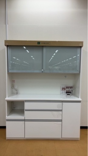 ３月のみ！大川家具！！新品未使用！食器棚ホワイト