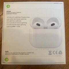 Airpods 第3世代　未使用品　MPNY3J/Aの画像