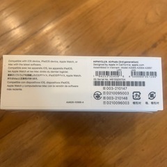Airpods 第3世代　未使用品　MPNY3J/Aの画像