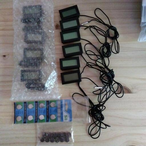 受渡者決定　水槽用・冷蔵庫用温度計
