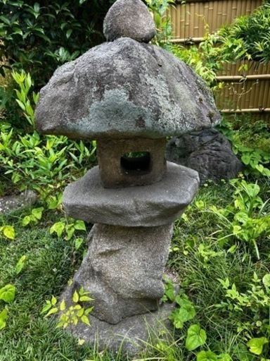 つくばいと灯篭のセット
