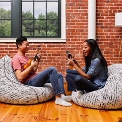 ヨギボー、ソファー、クッション、インテリアの画像