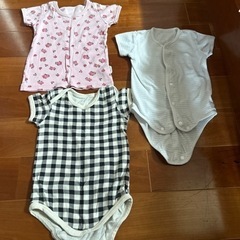中古　ベビー肌着　3枚セット