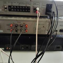古いテクニクスのステレオの配線