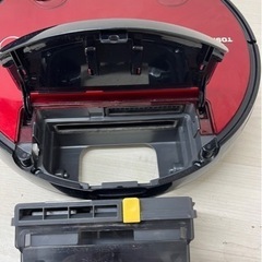 Y【中古品】TOSHIBA 東芝 ロボット掃除機 VC-RVD1 レッド TORNEOROBO トルネオロボ クリーナー 2014年製 生活家電　の画像
