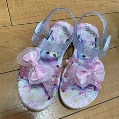 女の子　夏物サンダル　3足セットの画像