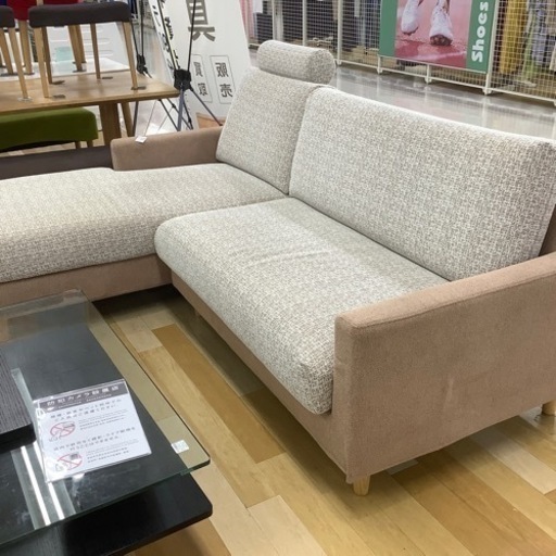 KEYUCA 2人掛けソファー 【トレファク岸和田店】