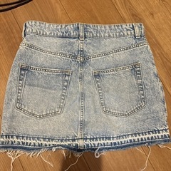 H&M デニムミニスカートの画像