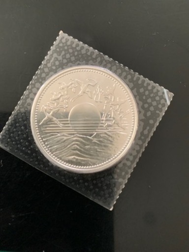 天皇在位60年1万円銀貨
