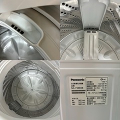 I628 ? 2020年製の美品♪ Panasonic 洗濯機 （5.0㎏）⭐ 動作確認