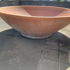 植木鉢　ローボール　直径100cm　テラコッタ　イタリア製の画像