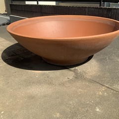 植木鉢　ローボール　直径100cm　テラコッタ　イタリア製の画像