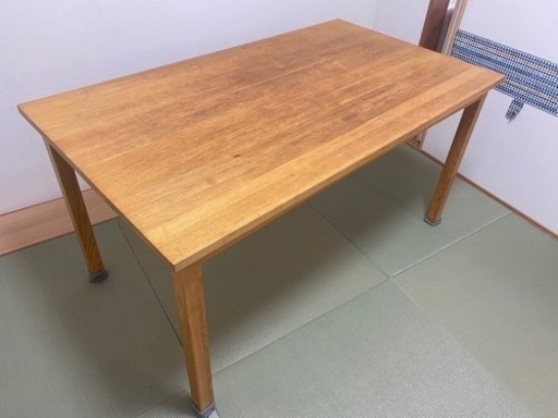 ダイニングテーブル　無印良品　　タモ材