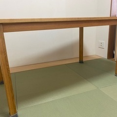 ダイニングテーブル 無印良品 タモ材