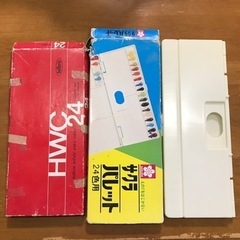 絵の具とパレットのセット