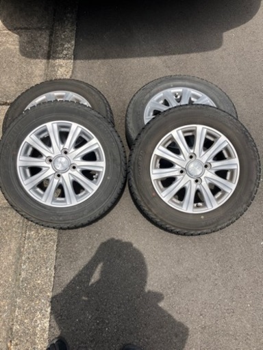 スタッドレス　ホイールセット　155/70r13