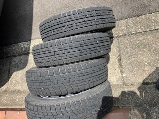 スタッドレス　ホイールセット　155/70r13