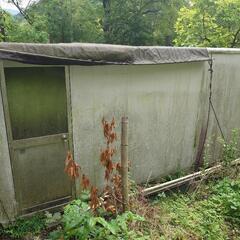 コンテナ、小屋の画像