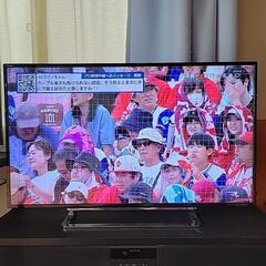 【お話中】東芝REGZA 43インチ4Kテレビ　録画用HDD付き