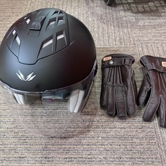 【受渡決定】バイク ヘルメット手袋セット