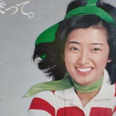 山口百恵　フジカラー　パネル？看板？　当時物の画像