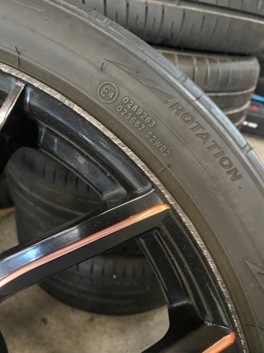 245/40R20 20アルファード　ハブ径73 タイヤ溝無し　4本セット