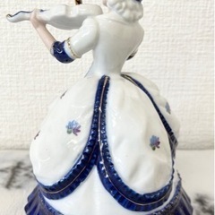 【中古品】サンキョー オルゴール 虹の彼方に バイオリンを弾く少女 陶器人形 SANKYO インテリア雑貨の画像