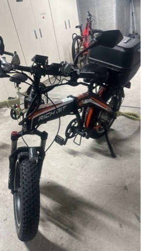 RICH BIT TOP016オレンジ　電動バイク電動自転車