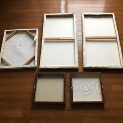 パネルアート５点セット期間限定半額３００円ですの画像