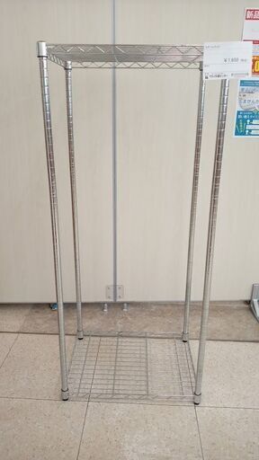 ★ジモティ割あり★  スチールラック シルバー H139×D44×W60 クリーニング済み TJ6488