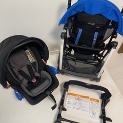値下！コンビ チャイルドシートベビーカーセット
